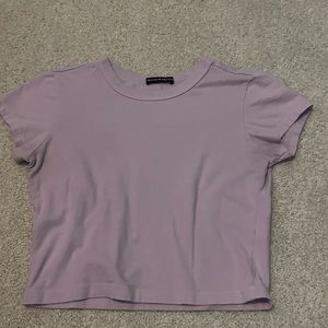 Brandy Melville purple baby tee